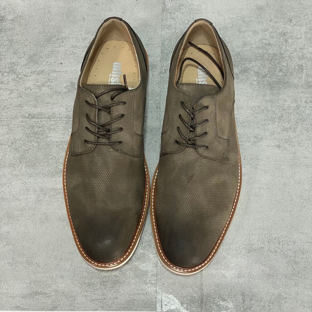 UNLISTED KENNETH COLE Grey Jimmie Lace Up PT Casual Oxford SZ 9.5